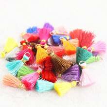 20pcs 2.5cm Delicate Silk Tassel Brush Charm DIY Making Tassels Earring Pendant Jewelry Accessories Finding