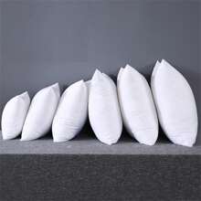 CNZB-1pc 纯色白色装饰枕头，简约纯色家居抱枕，床上用品，枕芯，床用枕头