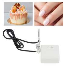 Breeze Airbrush Kit – Adjustable Pressure, 7cc Liquid Cup,  For Nail Art, Cake Decoration & Painting Projects - White - View 3