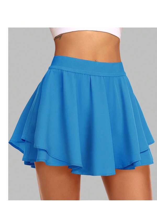 JoyGirl Women Pleated Tennis Skirt With Shorts High Waisted Golf Skort Mini Skirt Workout Skirt Athletic Skorts With Pockets