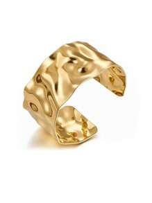 Fashionable Simple Personalized Thick Cuff Women's Daily Accessories, Punk Style Jewelry Suitable For Holidays And Gifting