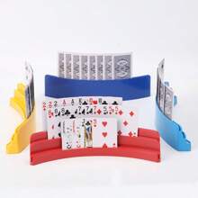 1pc 3-Layer No-Hold Card Holder - Foldable Clip For Carnival, Halloween And Party Games - Creative Gift Ideas Perfect For Board Games, Poker, Family Game Nights, Christmas And New Year Celebrations, 3-Layer Card Holder