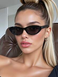 1 Pair Cat Eye Simple Design Fashionable Fashion Glasses For Women And Men, Suitable For Sports, Travel, Holiday Outfit, Beach, Driving, Outdoor, Party For Summer Beach Vacation,Outdoor,Travel - Nhiều màu - Xem 7