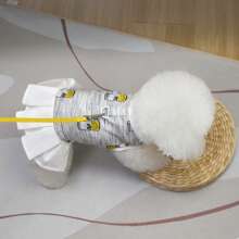 Spring/Summer New Lace Skirt, 25 Plaid Skirt, Pet Dress, Cat Princess Dress, Doll Dress, New Spring/Summer Versatile Striped Dress, Dog Clothes, Teddy Outfit, Fashionable Princess Dress, Leash Buckle Printed Princess Dress, Small Animal European And American Hot-Selling Casual Dress - Yellow - View 11