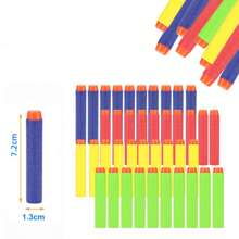 50/100/200pcs Toy Foam Bullet Set, Children Toy Foam , Soft Foam Bullets, Dart Refills, Easter Stocking Stuffers, Dart Bullet Set, Outdoor Toy Refills, Bullet Refill Pack