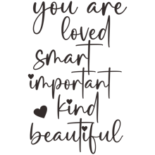 1pc You Are Loved Mirror Decal – Inspirational Self-Love Vinyl Sticker, Positive Affirmation Wall Art For Bedroom, Bathroom, Vanity, Removable Waterproof Motivational Quote Decor Bedroom Decor Stickers Home Decor Living Room Wall Paper Wall Stickers Party Decorations Living Room Decor Office Decor Home Decor Items Personalised Stickers Mirror Wall Wall Decor Wall Mirror Mirror For Room Bathroom Decor