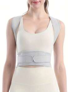 Adjustable Back Support Belt - Unisex Back Posture Corrector With Elastic Back Brace For Men And Women