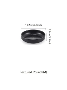 1 Pc Condiment Dish, Sturdy And Shatterproof, Suitable For Sauces And Condiments, Soy Sauce Vinegar Condiment Dish, Snack Dish, Sauce Tray, Snacks, Side Dishes, Cheese And Ketchup Condiment Dish, Kitchen Tableware, Dining Accessories, Suitable For Home Kitchen, Restaurant, Sushi Bar, Party, Hot Pot, Picnic, Camping, Barbecue, Ideal Match For Kitchen And Restaurant, Holiday Gift,School Supplies