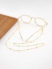 1 buc lanț pentru ochelari în stil elegant și minimalist, ramă metalică antiderapantă la modă, colier la modă pentru ochelari, suport pentru ochelari - Multicolor - Vizualizare 7