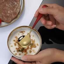 Customized Stainless Steel Spoon; Rice Spoon; Soup Spoon; Spoon For Soup; Spoon For Bird's Nest; Gift Spoon. - Multicolor - View 3