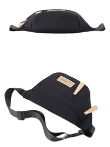 Unisex Casual Sports Waist Bag/Crossbody Bag, Short-Trip Storage Bag, Student Shoulder Bag, Couple's Portable Large Capacity Chest Bag - Multicolor - View 8