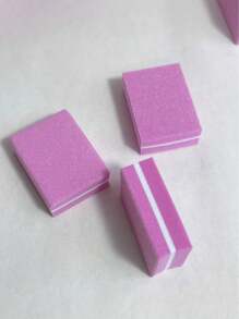 10/20/50 件/套粉色/黑色迷你美甲海绵块，用于指甲锉、抛光和平滑，沙龙美甲工具双面迷你指甲缓冲块指甲锉，适用于丙烯酸和天然指甲万圣节圣诞节婚礼厨房节日必需品家居万圣节装饰花园露营旅行必需品生日装饰生日派对装饰 - 彩色 - 查看 6