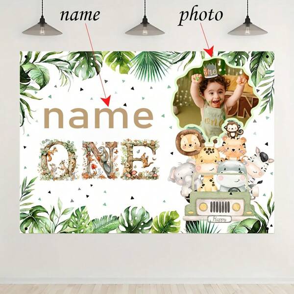 1 قطعة لافتة خلفية مخصصة لحفلة عيد الميلاد الأول، صورة شخصية، اسم، ديكورات حفلة عيد الميلاد، ديكور مدخل، ديكورات تجمع عائلي، ديكور منزلي يومي، عيد الأم، التخرج، متعددة الوظائف، متينة، زخرفية، قابلة لإعادة الاستخدام، راقية، عصرية، عالية الجودة، ملونة، مخصصة، شخصية، فريدة، هدايا مثالية للرجال والنساء، تجديد المنزل، لافتات وأعلام مخصصة