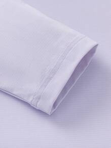 Balabala Áo Thun Dài Tay Nhanh Khô Cho Bé Gái Tween, Chống Tia UV - hồng tím - Xem 8