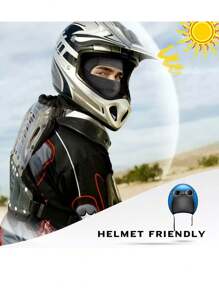 Musion 摩托车全面罩 防风头罩 透气拉法帽面罩