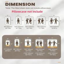 CNZB-1pc Solid Color Soft Fitted Sheet, Simple Style Fitted Sheet All Season Mattress Protector Cover For Bedroom, Dorm, Hotel, BNB, And Other Bedding, Not Including Pillow Case