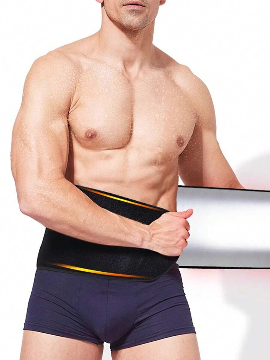 1pc High Quality Silver Ion Adjustable Sweat Weight Loss Waist Trainer For Men