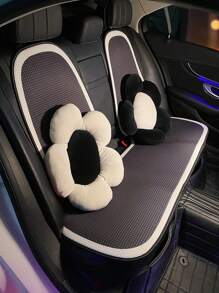 1 件通用汽车座垫 - 透气冰丝座垫，适合所有季节，非常适合夏季和后座使用。
