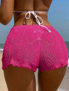 Women Shorts - Pink - View 2