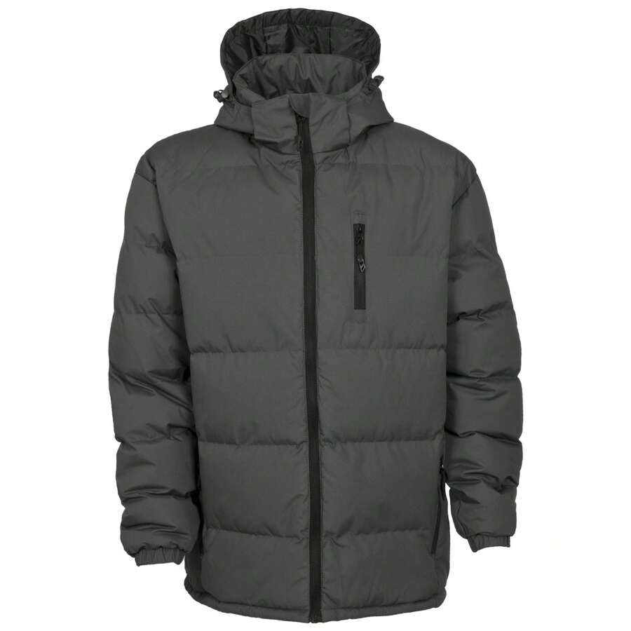 Trespass Mens Clip Padded Jacket (Flint) - Grey - View 1
