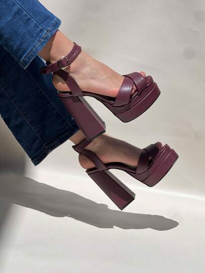 Sandalias de doble plataforma casuales