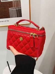 Handheld Women's Bag High-Quality Shoulder Bag 2025 Fashion Simple Box Bag Simple Shoulder Crossbody Bag, Suitable For Travel, Shopping, Dating, Female Gifts, Suitable For Beginners And White-Collar Workers, Very Suitable For Offices, Universities, Work, Business, Commuting, Outdoor, Travel And Outings