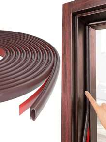 6m/Roll Door Sealing Strip, Anti-Theft Door Sealing Strip, Self-Adhesive Weatherstrip/Soundproof Anti-Collision Sealing Strip, Waterproof, Insect-Proof, Dustproof, Windproof - Multicolor - View 7