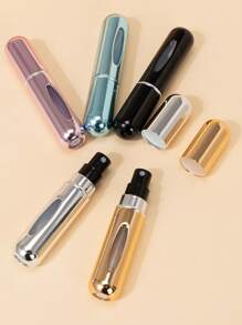 1/3/5/10pcs Portable Refillable Perfume Bottle, 5ml Travel Size Spray Bottle, Cosmetic Sample Container(Random Color)