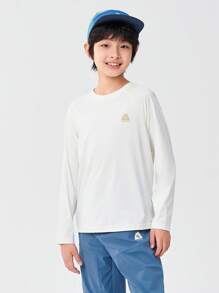 Balabala Tween Jungen Langarm Schnelltrocknend T-Shirt mit UV-Schutz - Benbai - Übersicht 3