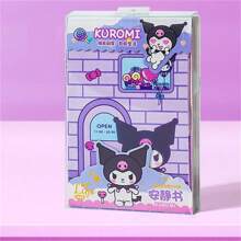 Sanrio (Authorized) Sanrio 1/3pcs Kuromi Quiet Book, Cute DIY Cartoon Handicraft, No Need For Cutting Large Version, Perfect Gift Selection For Melody And Hello Kitty Jade Guigou (Some Are Slightly Different)