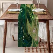 [Nature-Inspired Design] Vibrant Colored Spring Table Runner - Polyester Decor, Suitable For Indoor/Outdoor Dining, Multiple Sizes, Great For Family Gatherings And Seasonal Celebrations - Multicolor - View 55