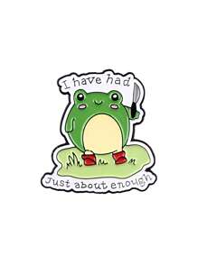 1PC Animals Quotation Enamel Pin Cartoon Brooches For Women Lapel Pins Badge On Backpack Costume Accessories Fashion Jewelry Gifts