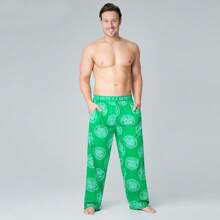 Celtic F.C. Pyjama Bottoms Comfy Nightwear S-3XL Lounge Wear PJ Celtic Gift - Green - View 5