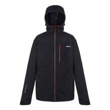 Regatta Mens Wentwood IX 3 In 1 Jacket (Black/Red Ochre) - Black - View 1