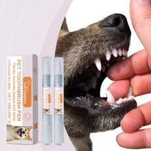 Pet Toothbrush Pen, Dog & Cat Tartar, Plaque, Odor Removing Tooth Cleaning Brush, Daily 1 Minute Brushing = Extending Precious Memories By 1,825 Hours
