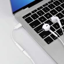 1 pieza Adaptador de conector de auriculares de 3.5 mm compatible con iPhone/ Series, adaptador de audio auxiliar compatible con iPhone 17 Pro Max/17 Pro/17/Air/16/15/14/13/12/11/XS/XR/8/7/6, S25/S24/S23/S22/S21/S20 Ultra Plus - Blanco - Ver 7