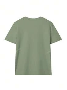Camiseta casual de manga corta con cuello redondo y gráfico de Popeye para mujer, de uso versátil y de moda para uso diario en primavera/verano