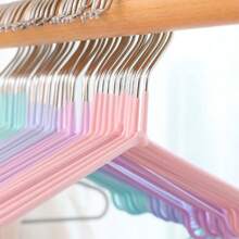 Paquete de 10 ganchos metálicos antideslizantes para ropa, adecuados para el hogar y el tendedero, pueden secar una variedad de prendas, especiales para guardar ropa, material metálico antideslizante.