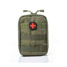 1pc Outdoor Portable Medical First Aid Kit, Travel Outdoor Survival Kit, Empty Wilderness Survival Bag