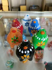 Scultura in argilla fatta a mano, regali di artigianato tradizionale, decorative statuette