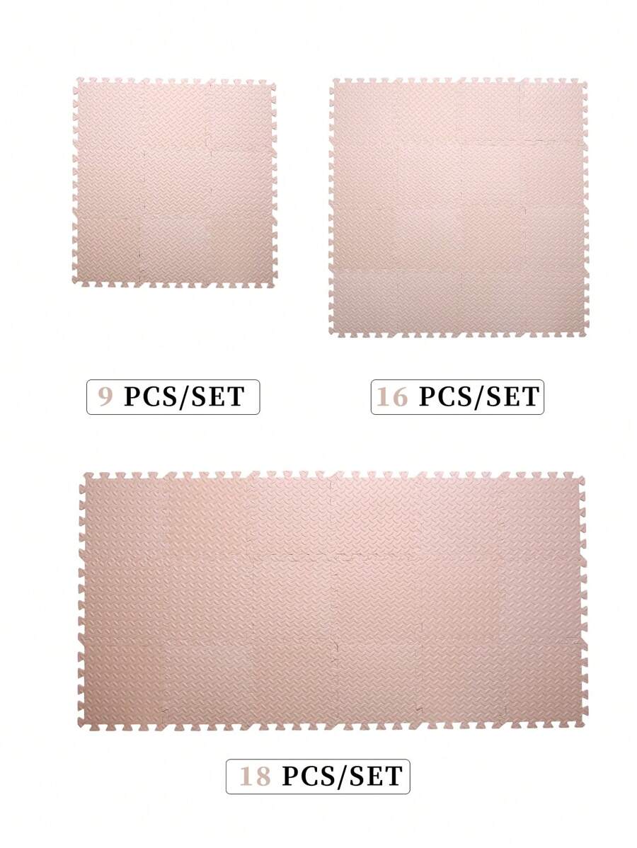 8/16/18 buc. Covoraș de puzzle din spumă colorată solidă Covoraș de joc din spumă, covorașe pătrate din spumă EVA moale și sigure pentru podea