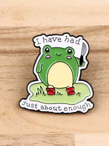1PC Animals Quotation Enamel Pin Cartoon Brooches For Women Lapel Pins Badge On Backpack Costume Accessories Fashion Jewelry Gifts