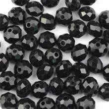 100pcs 8mm Multi-Colored Faceted Czech Glass Round Crystal Beads - Suitable For DIY Jewelry, Charm Necklaces And Bracelet Making