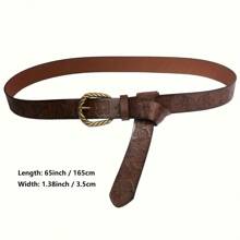 4 pièces/set Costume de guerrier viking en PU décontracté, comprend la tenue viking, le sac de taille, style renaissance, synthétique