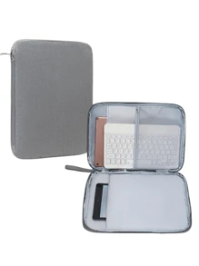 Men's Handbag/Pouch Can Accommodate Tablet/Laptop, Protective Storage Bag, Portable & Shock-Resistant - Multicolor - View 2