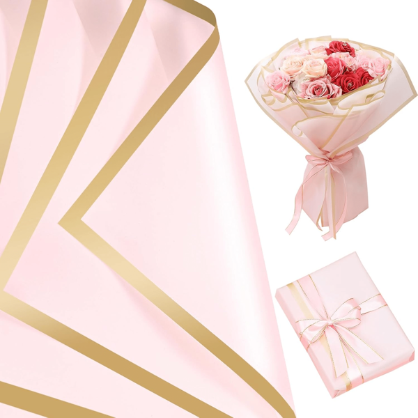 5/10/20Sheets Flower Wrapping Paper - Waterproof Floral Gift Packaging Paper For DIY Crafts,Florist Supplies Packaging Paper For Wedding Birthday Gift Summer Gifts Beach Back To School School Supplies Room Decor