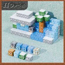 60pcs/75pcs/110pcs/144pcsMagnetic Building Blocks Set - Magworld Mine Simulation Construction Kit, Educational STEM Desert Landscape Toy With ABS Material, Multicolor Magnet Tile Crafts For Ages 3-6, Perfect For Christmas, Halloween, Birthday Gifts(Random Color Shipping )