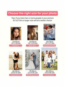 [5D Diamond Painting Kit People] Custom 5D Diamond Painting Kit - Personalized Full Round Diamond Art Craft With People Theme - High Quality Canvas DIY Mosaic Embroidery Set For Home Decor And Memory Preservation 1.2K+ Sold Sold By JHYICAI 4.9 #7 - Multicolor - View 3