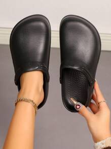 Women's Fashion Slip-Resistant Non-Slip Chef Shoes, Lightweight Work Shoes, Slip-On Clogs