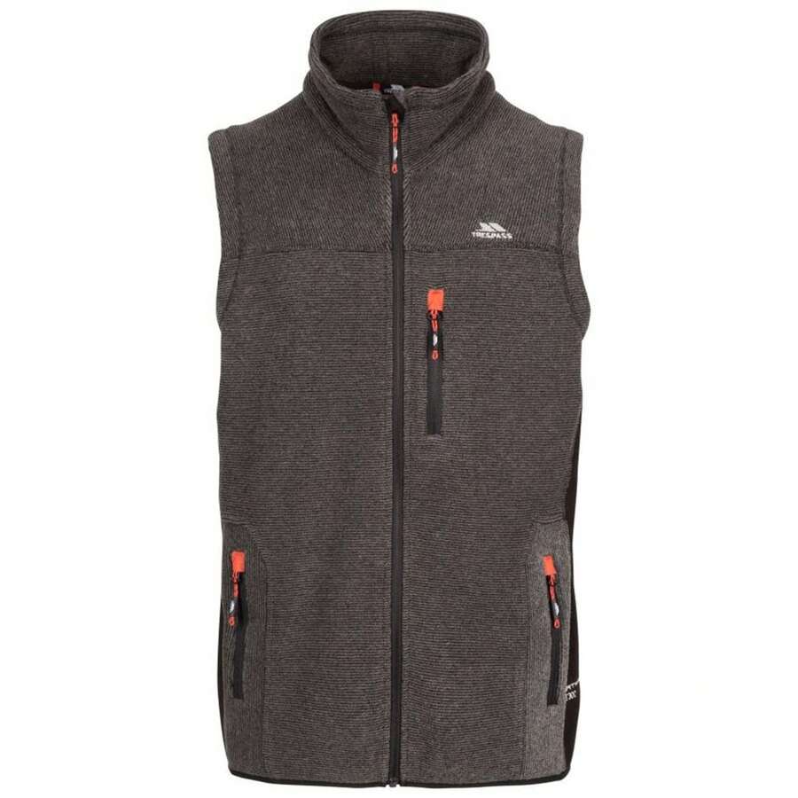 Trespass Mens Jynxless Fleece AT300 Gilet (Black) - Black - View 1